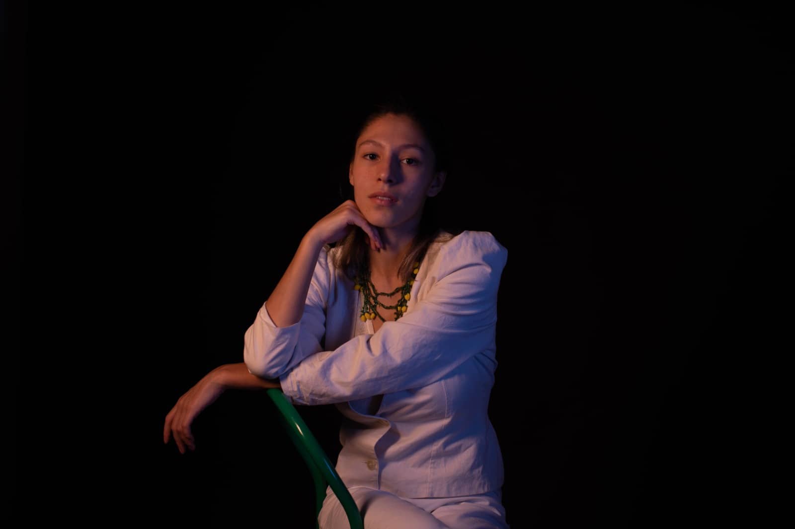 foto ragazza in studio