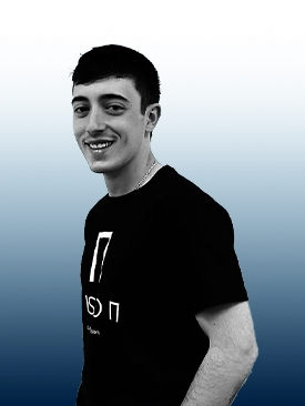 Portrait of Filippo Catania smiling on transparent background